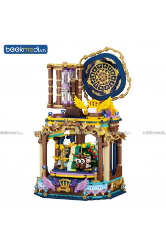 Đồ Chơi Lắp Ráp Mô Hình Đồng Hồ Cát Cung Hoàng Đạo (Zodiac Hourglass) Hãng Loz